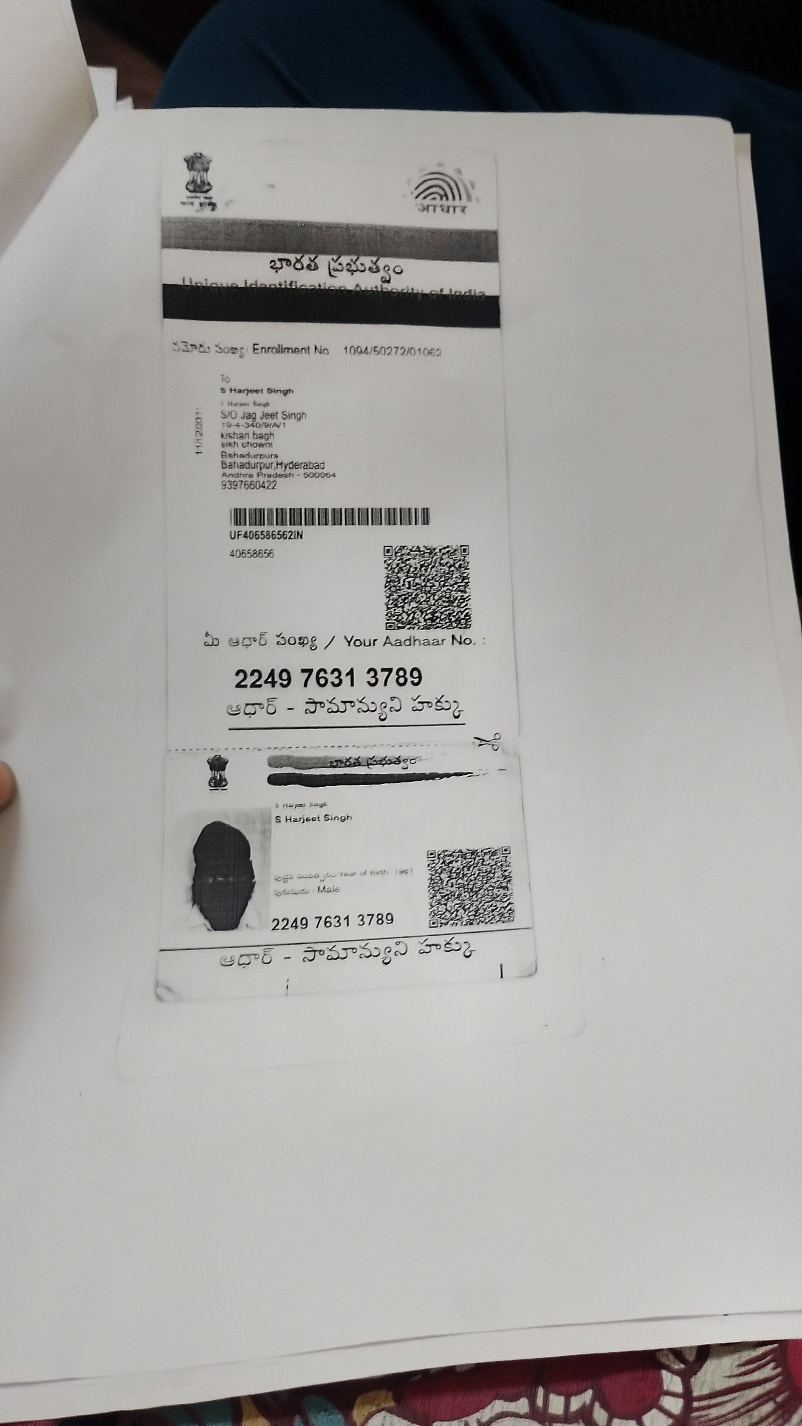 Mother Aadhaar