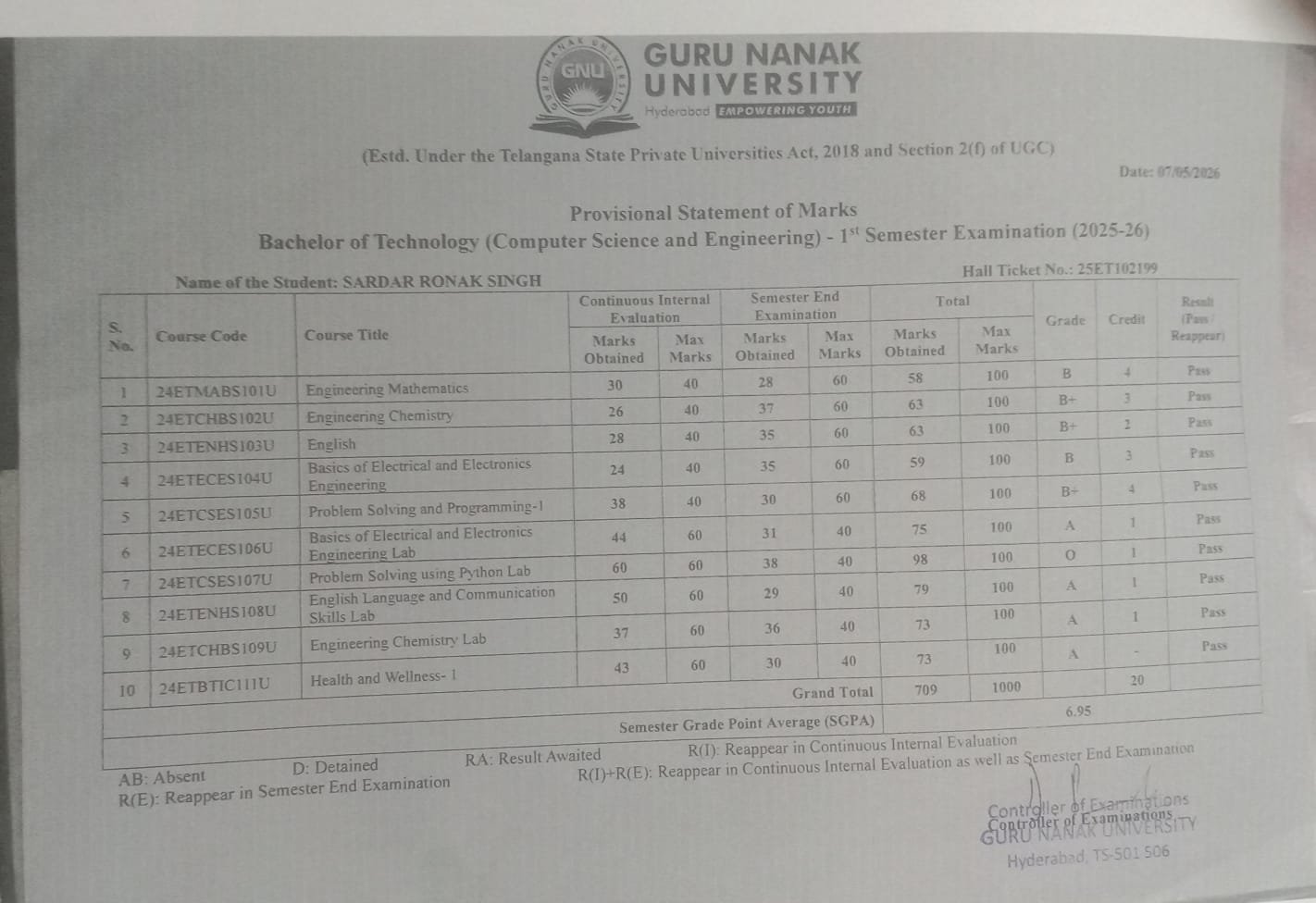 Report Card