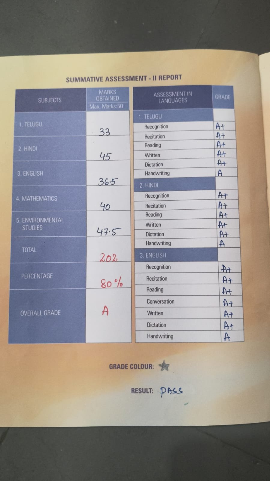 Report Card