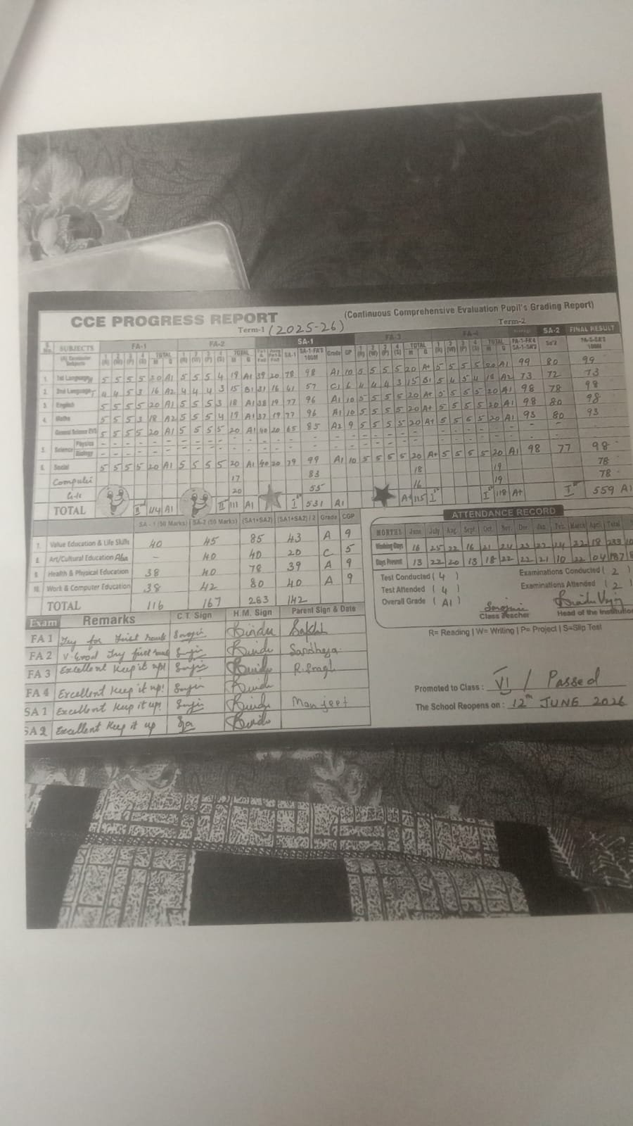 Report Card